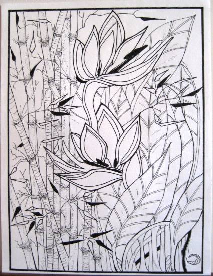 Painting by Girijaa Upadhyay - One Day in Paradise