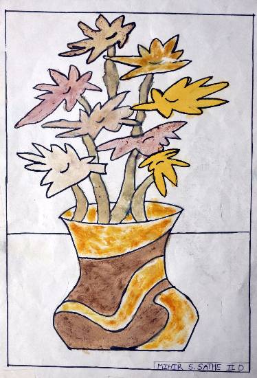 Painting by Mihir Shriram Sathe - Nature's colours