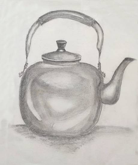 Painting by Aayushi Shirodkar - A Kettle