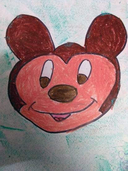 Painting by Anaya Bhola - Micky mouse