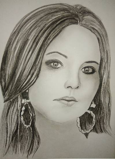 Painting by Manas Chawla - A Portrait