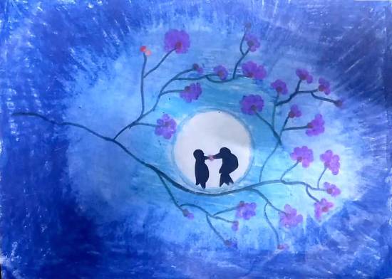 Painting by Sujata Gandhe - Birds