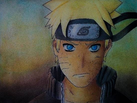 Painting by Pranav Tyagi - Naruto Uzumaki