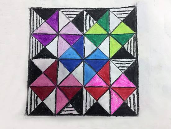 Painting by Riya Satyaprasad Bhat - Abstract