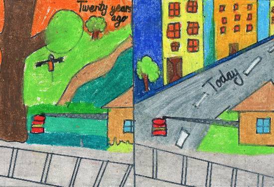 Painting by Varad Amol Kanade - Roads