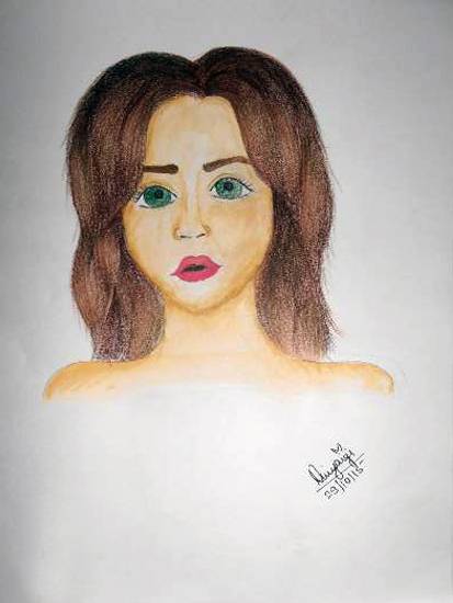 Painting by Divyangi Deepak Pandit - Woman