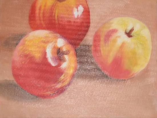 Painting by Divyangi Deepak Pandit - Apples
