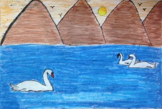 Painting by Amulya Alatagi - Sawns