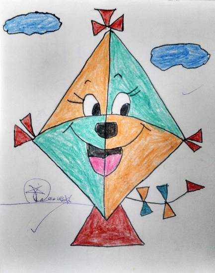 Painting by Anuska Muthal - Kite