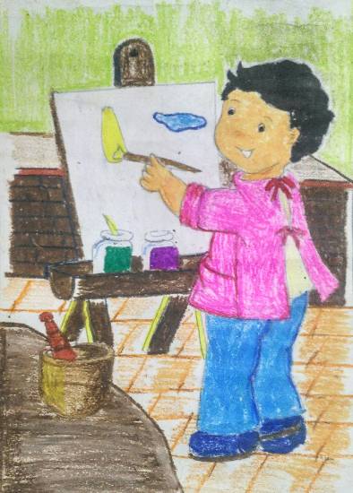 Painting by Anuska Muthal - Artist