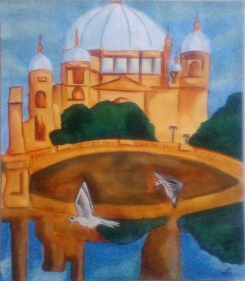 Painting by Kanak Agrawal - Monument
