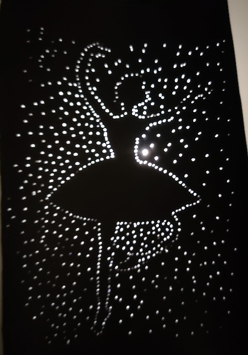 Painting by Saanvi Rajendra Kulkarni - Ballet dancer