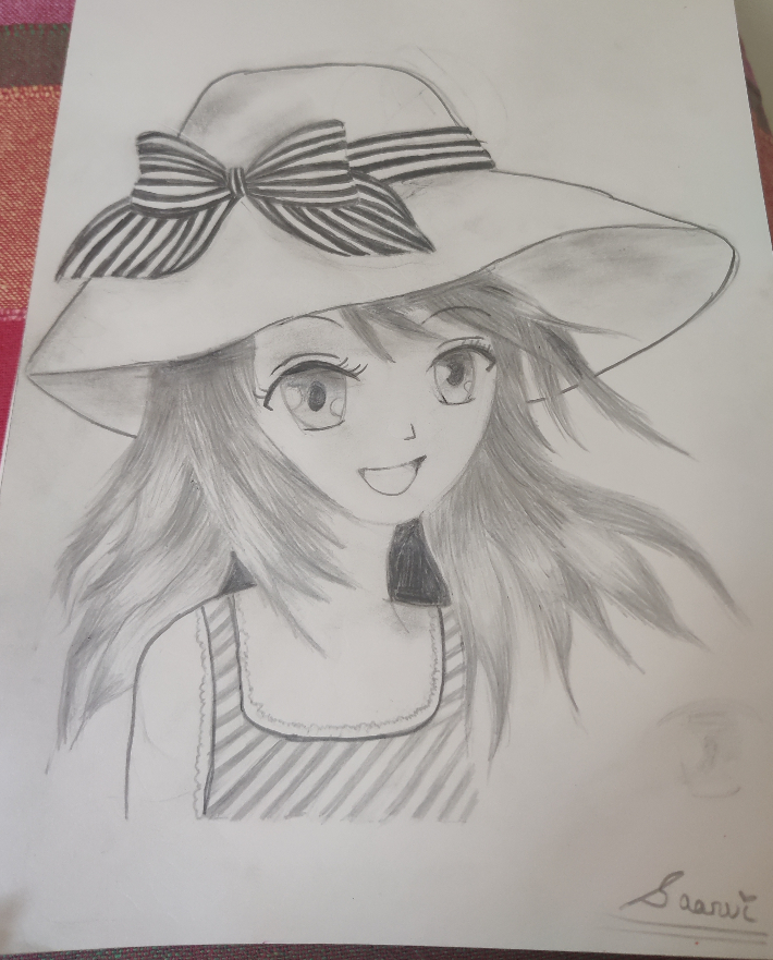 Painting by Saanvi Rajendra Kulkarni - Sketch