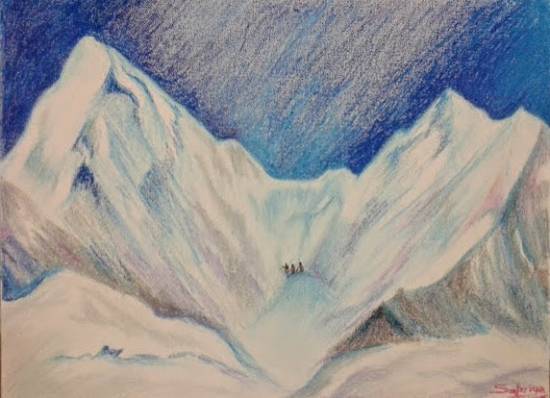 Painting by Supriya Choudhary - Wanderlust