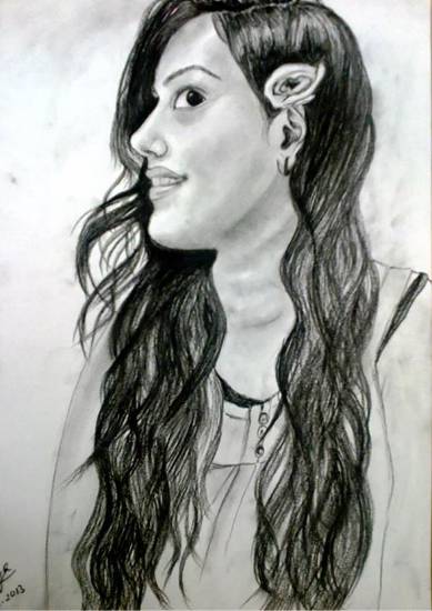 Painting by Supriya Choudhary - Portrait