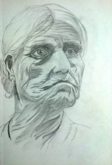 Painting by Supriya Choudhary - Portrait II