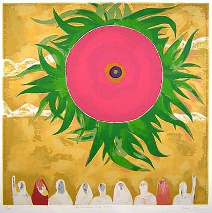 Limited Edition Print by Haku Shah - Is Ghat Antar