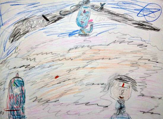 Painting by Hamsini Aswin - Shiva