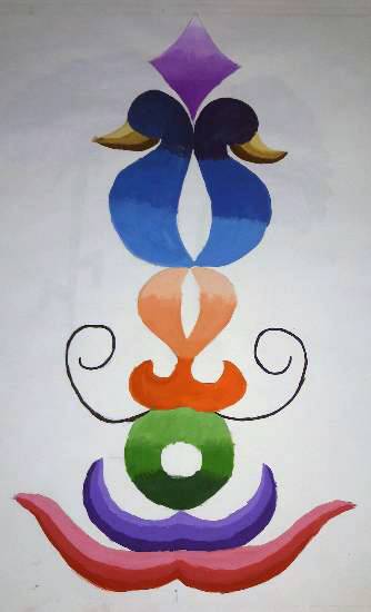 Painting by Rashmi Ramchandra Savadatti - Design