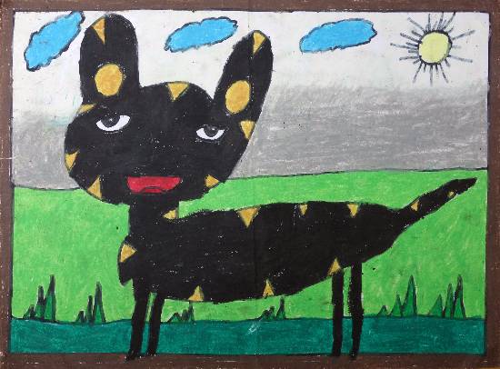 Painting by Sohan Raghavendra Edke - Pet Animal