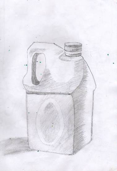 Painting by Swanandi Ananda Babrekar - A plastic can