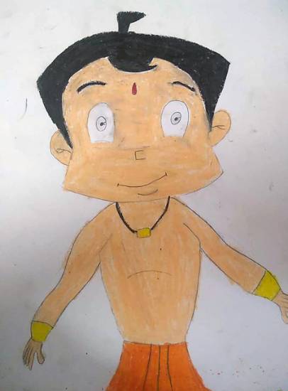 Painting by Toshani Mehra - Chhota Bheem