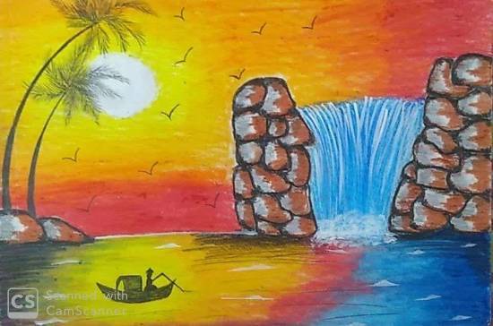 Painting by Toshani Mehra - Nature is God