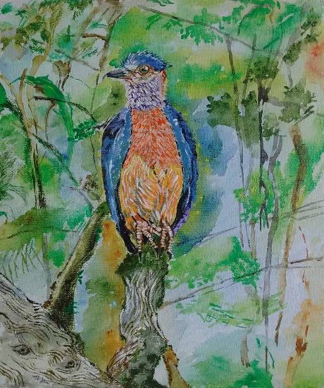 Paintings by Rakhi Chatterjee - Bird's Eye View