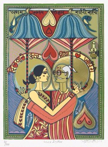 Paintings by Jyoti Bhatt - 4ever 2gether