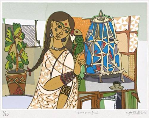 Paintings by Jyoti Bhatt - Totaramjee