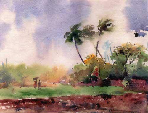 Painting by Rachana Palkar - Untitled - 7