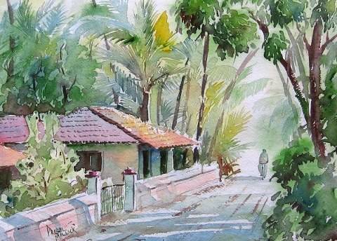Painting by Rachana Palkar - Untitled - 6