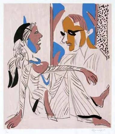 Limited Edition Print by K G Subramanyan - Untitled IV