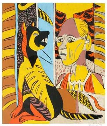 Limited Edition Print by K G Subramanyan - Untitled VIII