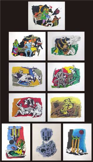 Limited Edition Print by M F Husain - Iqbal