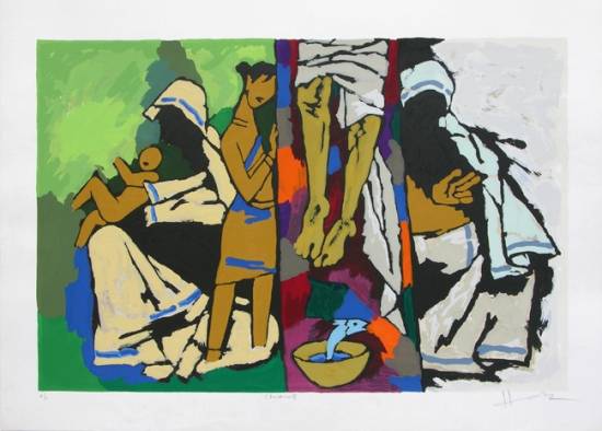 Limited Edition Print by M F Husain - Theorama - Christianity