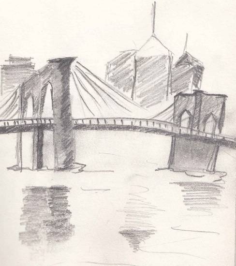 Painting by Tanmay Sameer Karve - Silent Bridge
