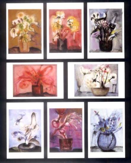 Paintings by Manu Parekh - Flowers