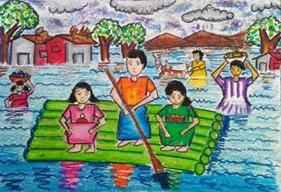 Painting by Tanvi Rajesh Ghadi - National painting competition