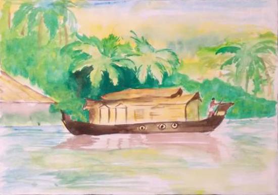 Painting by Tanvi Rajesh Ghadi - Kerla