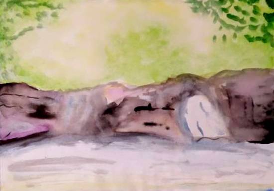 Painting by Tanvi Rajesh Ghadi - Landscape