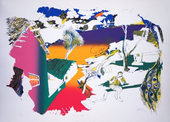 Limited Edition Print by Nabibakhsh Mansoori - Morning Raga