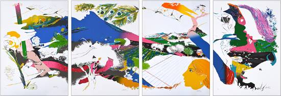 Limited Edition Print by Nabibakhsh Mansoori - Speechless (Compilation of 4 prints)