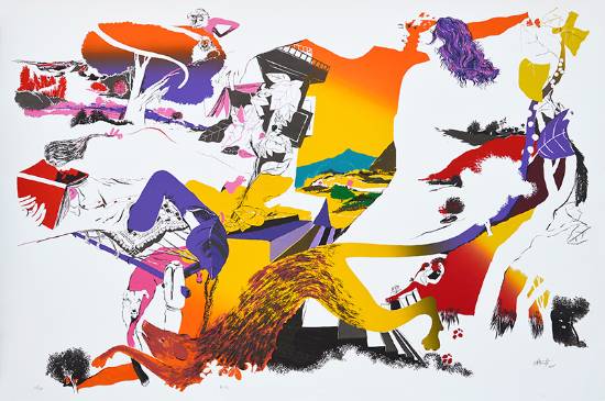 Limited Edition Print by Nabibakhsh Mansoori - Kiss