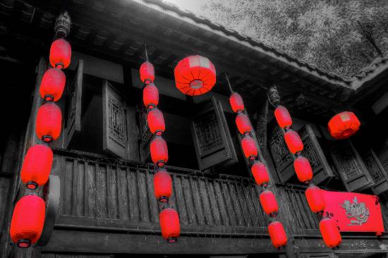 Photograph by Anupama Tiku Dhar - Lanterns