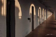 Walking the corridor at Cellular Jail, Photo by Milind Sathe